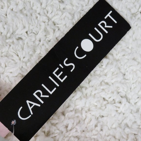 Carlie's Court* Women's Long Sleeve V-Neck Blouse Size XL~ Black‎ & Pink - Picture 6 of 10